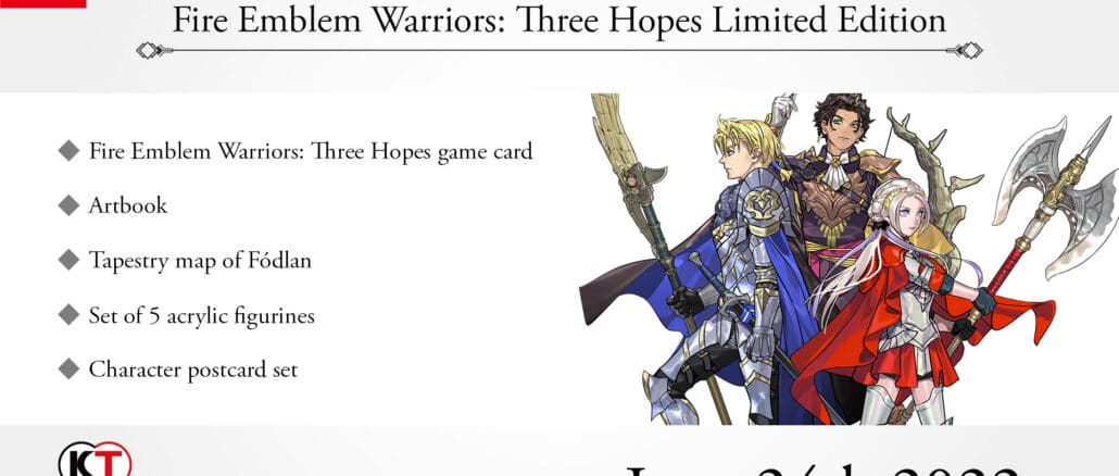 Fire Emblem Warriors: Three Hopes – Limited Editie voor Europa