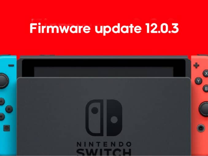 News - Firmware version 12.0.3 came and went 