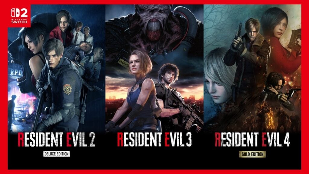Eerste gameplaybeelden tonen Resident Evil 2, 3 en 4 op Nintendo Switch 2
