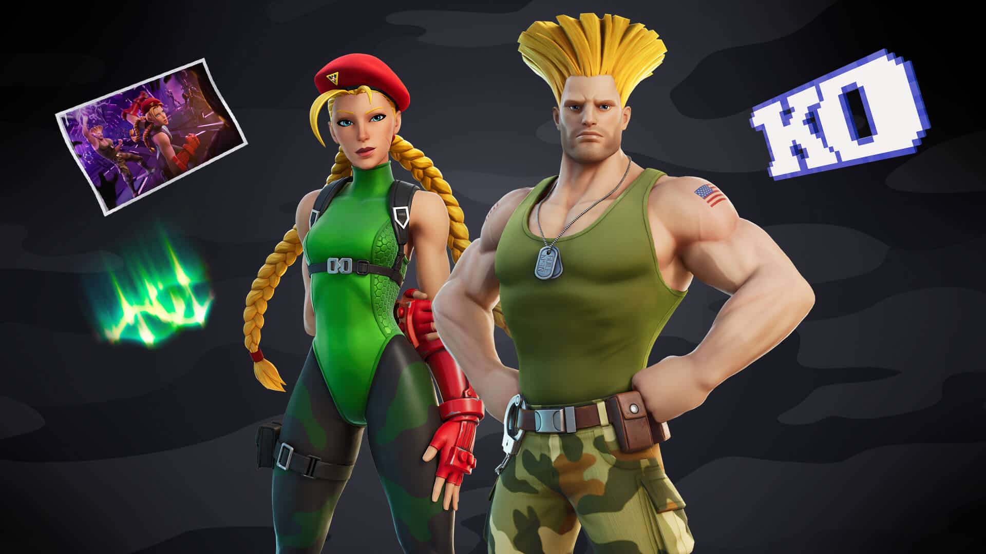 Fortnite – Cammy and Guile from Street Fighter coming August 7th