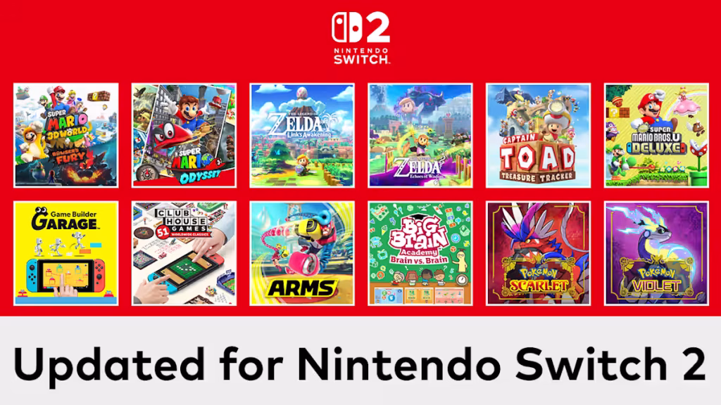Gratis Nintendo Switch 2-upgrades voor de lancering Gratis Nintendo Switch 2-upgrades voor de lancering