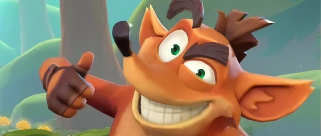 Crash Bandicoot … Runner game for mobile devices