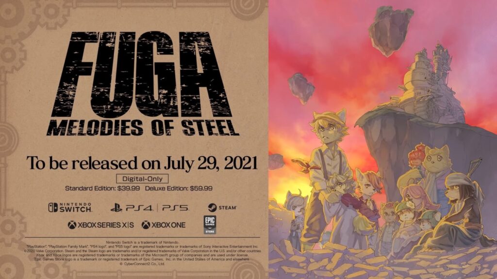 Fuga: Melodies Of Steel launches On July 29, 2021