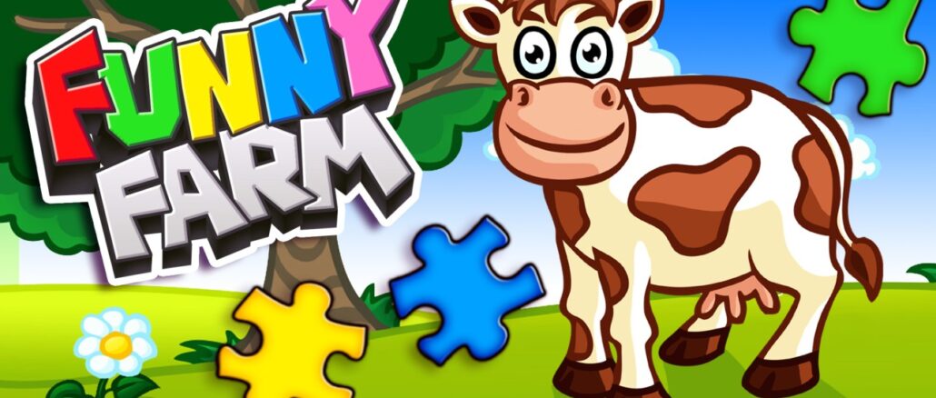 Funny Farm – Grappige boerderij dier legpuzzel puzzel spel voor kinderen en peuters