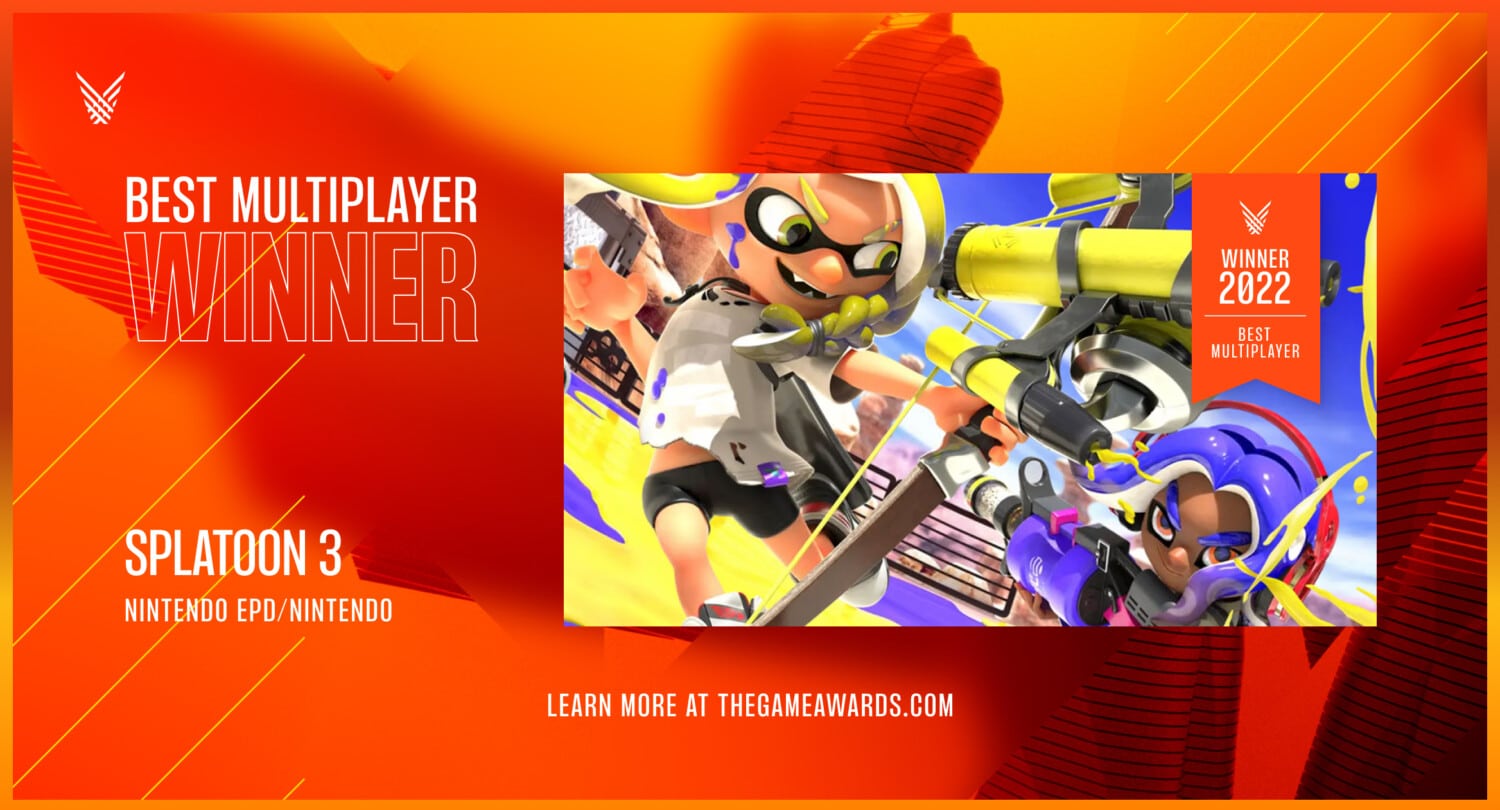 Game Awards 2022 – Best Multiplayer Game – Splatoon 3