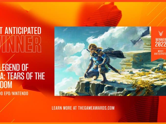 Nieuws - Game Awards 2022 – Meest naar uitgekeken game – The Legend of Zelda: Tears Of The Kingdom 