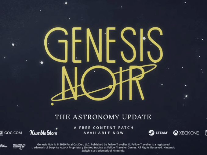 Nieuws - Genesis Noir – The Astronomy update 