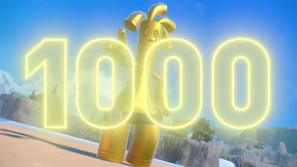 Gholdengo is Pokemon #1000