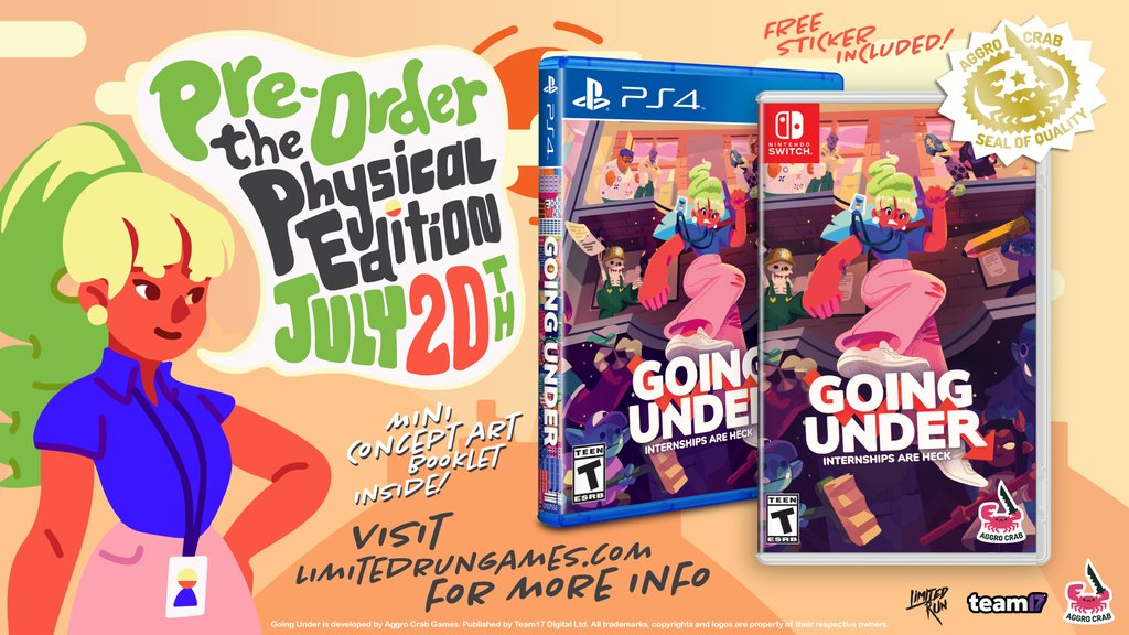 Going Under – Fysieke release, pre-orders 20 juli