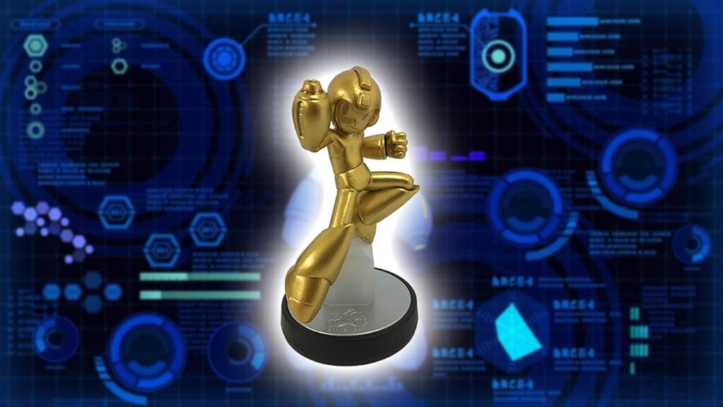 Golden Mega Man 11 amiibo’s delivered