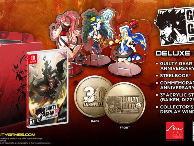 Nieuws - Guilty Gear 20th Anniversary Pack – Fysieke release aangekondigd 