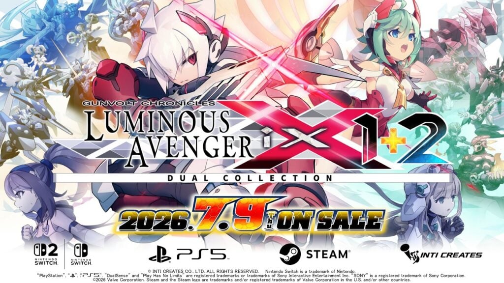 Gunvolt Chronicles: Luminous Avenger iX 1+2 Dual Collection komt op 9 juli 2026 uit; gebouwd voor snelheid