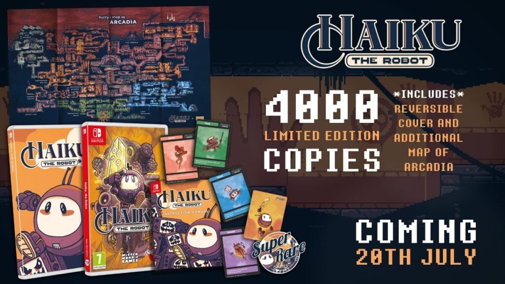 Haiku the Robot: Onthul de geheimen van Arcadia – Fysieke uitgave in beperkte oplage