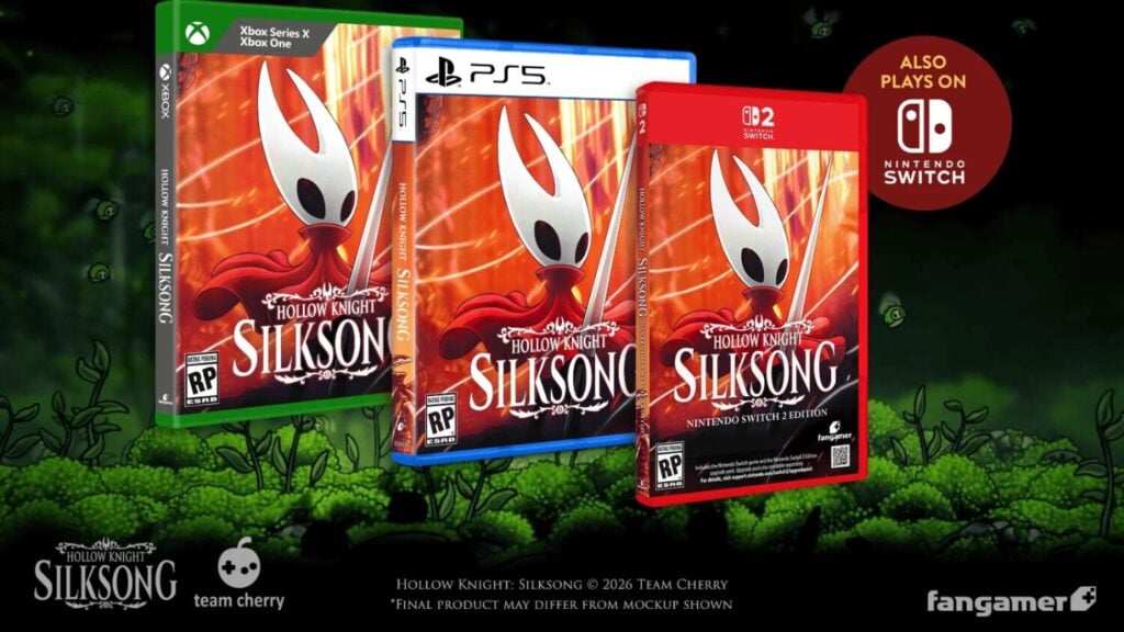 Fysieke editie van Hollow Knight: Silksong onthuld voor Switch 2, PS5 en Xbox Series X