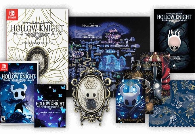Nieuws - Hollow Knight Standard & Collector’s Edition at Fangamer 