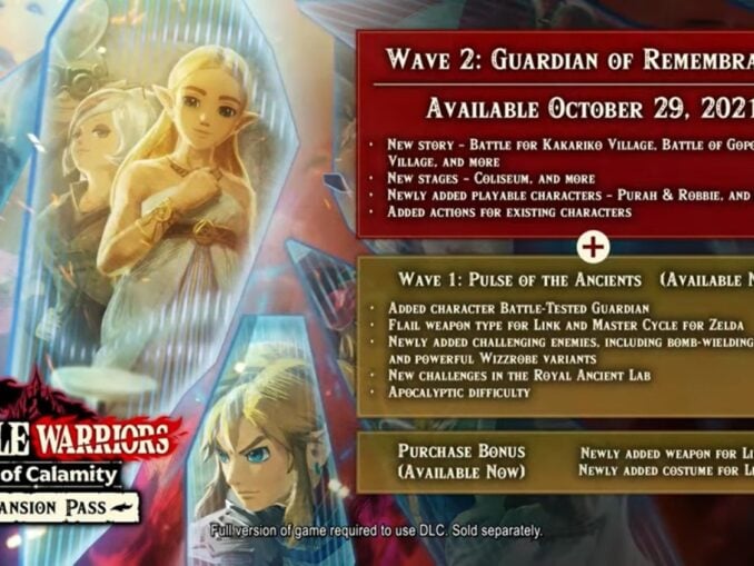 Nieuws - Hyrule Warriors: Age Of Calamity Expansion Pass Wave 2 lanceert 29 oktober 