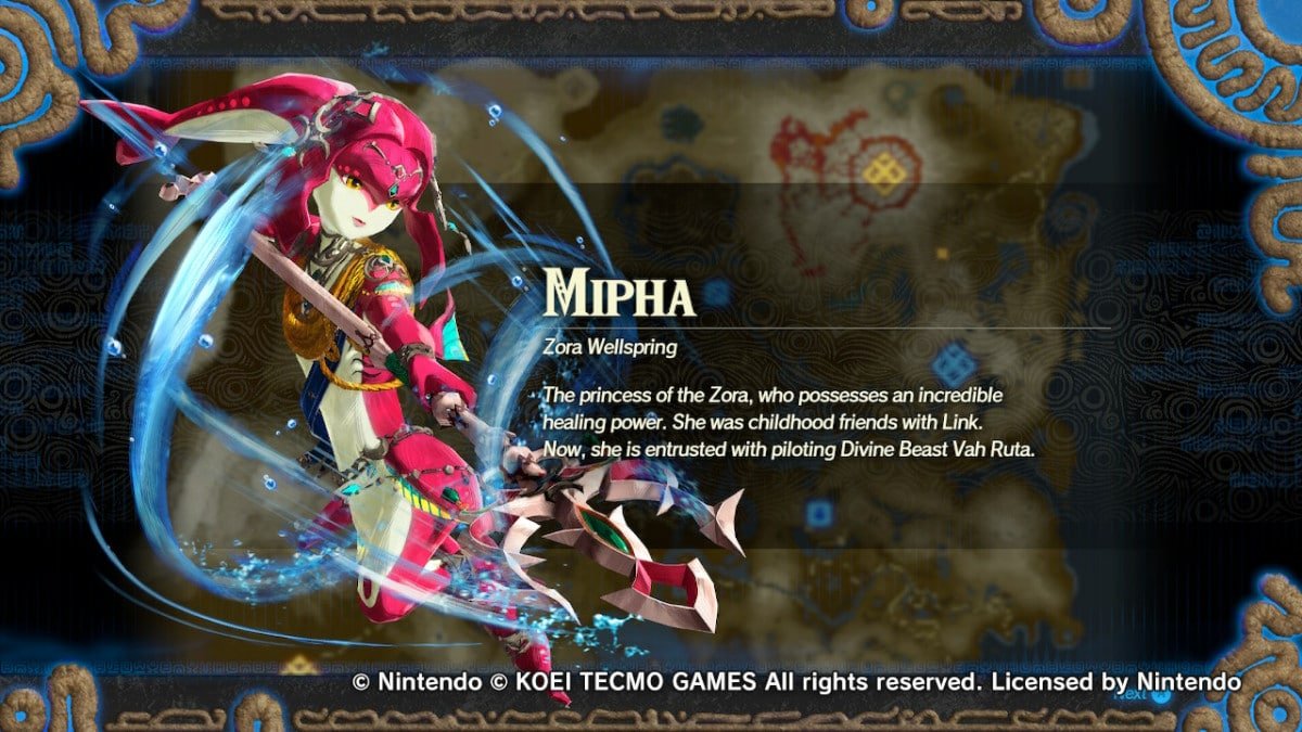 Hyrule Warriors: Age of Calamity – The Champion Mipha teaser music track