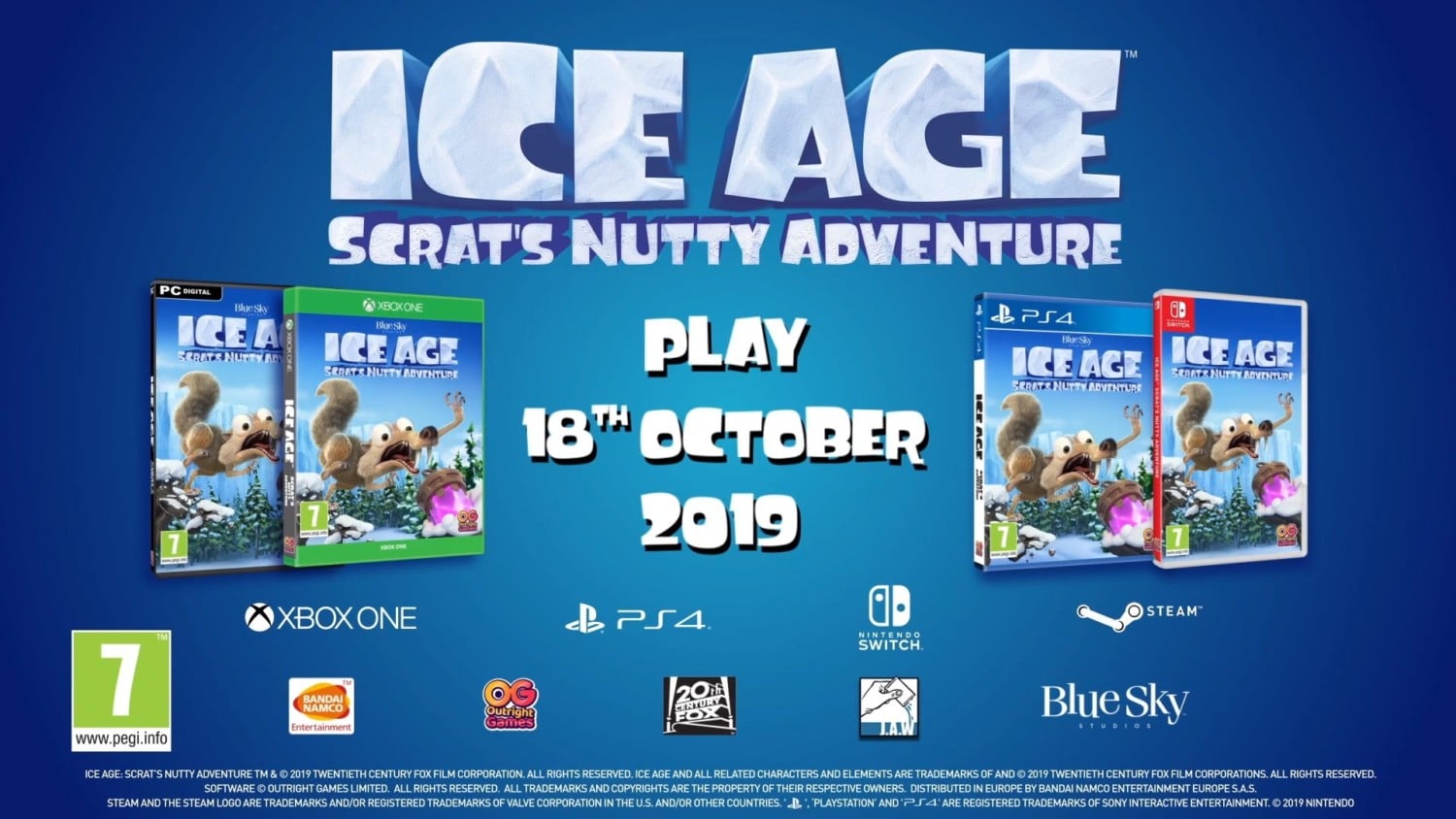 Ice Age: Scrat’s Nutty Adventure – Debuut Trailer, Komt op 18 Oktober