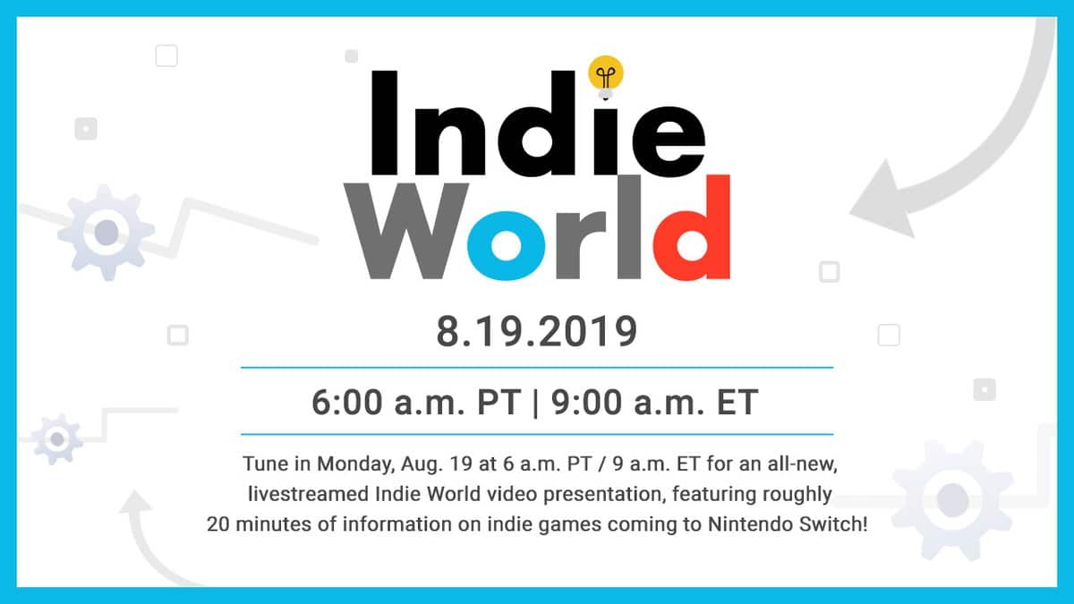 Indie World Presentation – Officially confirmed for August 19th