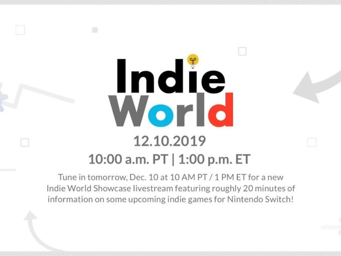Nieuws - Indie World Showcase – 10 December 19:00 