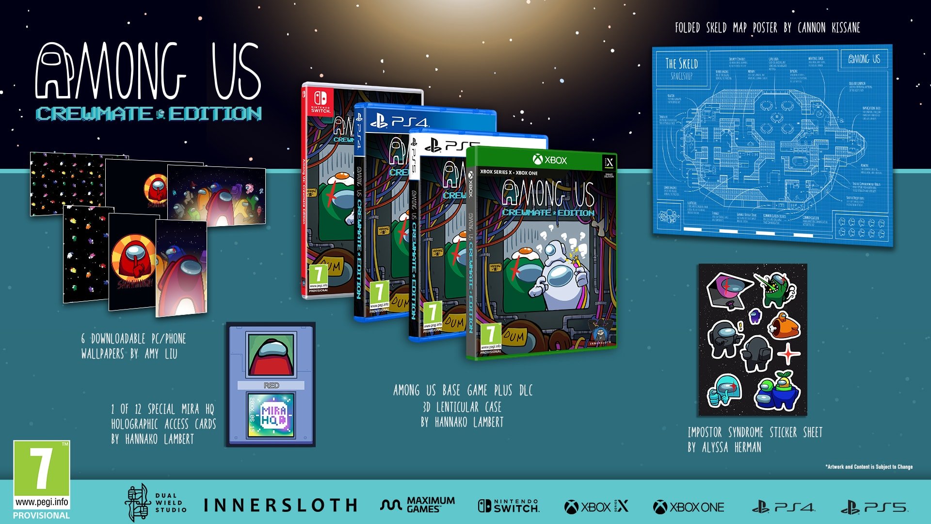 Innersloth & Maximum Games – Among Us collector’s editions