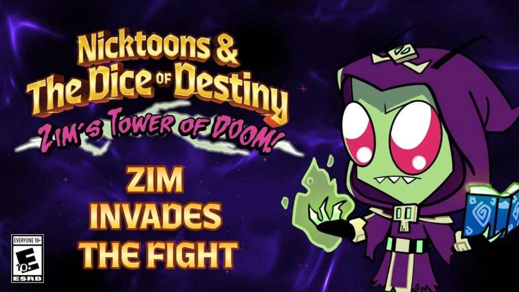 Invader Zim voegt zich bij Nicktoons & The Dice of Destiny in de Zim’s Tower of Doom-DLC