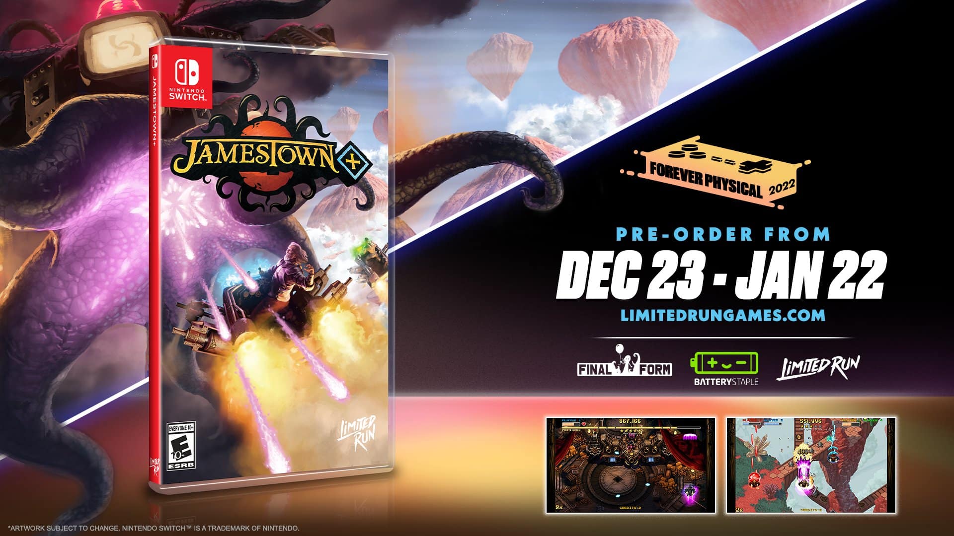 Jamestown+ physical release