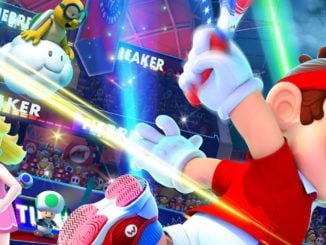 Jimmy Fallon demonstrates his talent with Mario Tennis Aces
