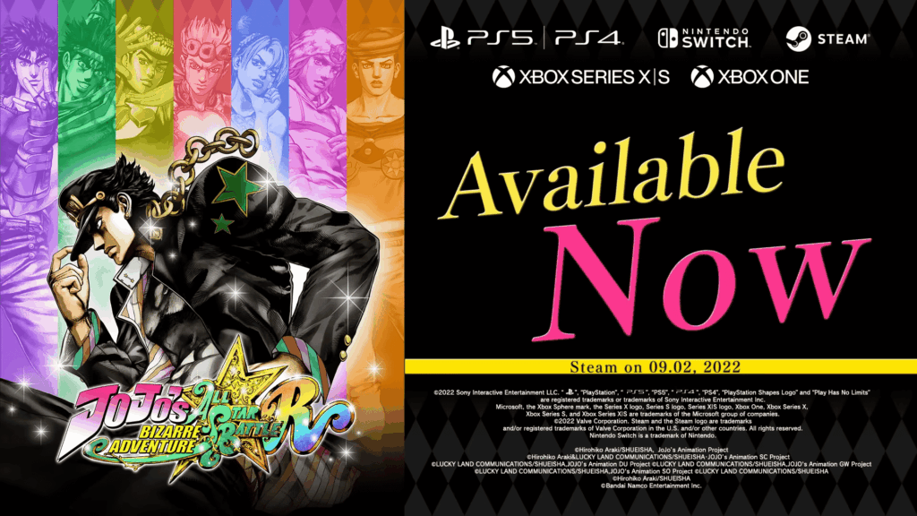 JoJo’s Bizarre Adventure: All-Star Battle R – Launch trailer