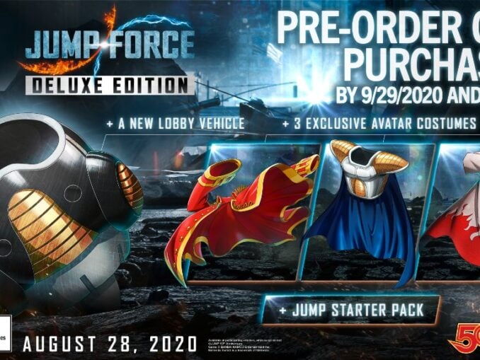 News - Jump Force: Deluxe Edition – Early Purchase Bonuses Detailed 