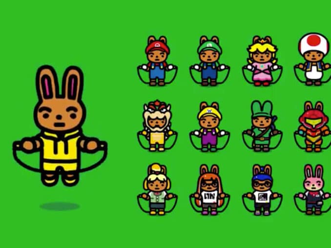 News - Jump Rope Challenge adds Nintendo Themed Costumes 