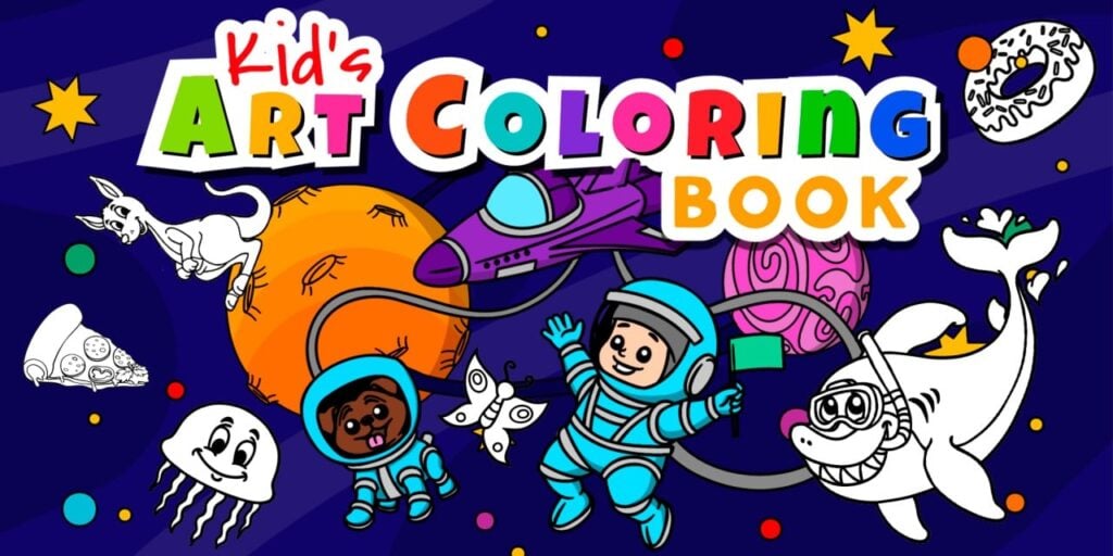 Kid’s Art Coloring Book