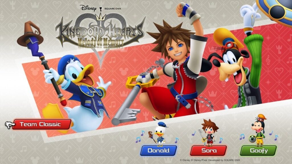 Kingdom Hearts: Melody of Memory – Volledige lijst met nummers