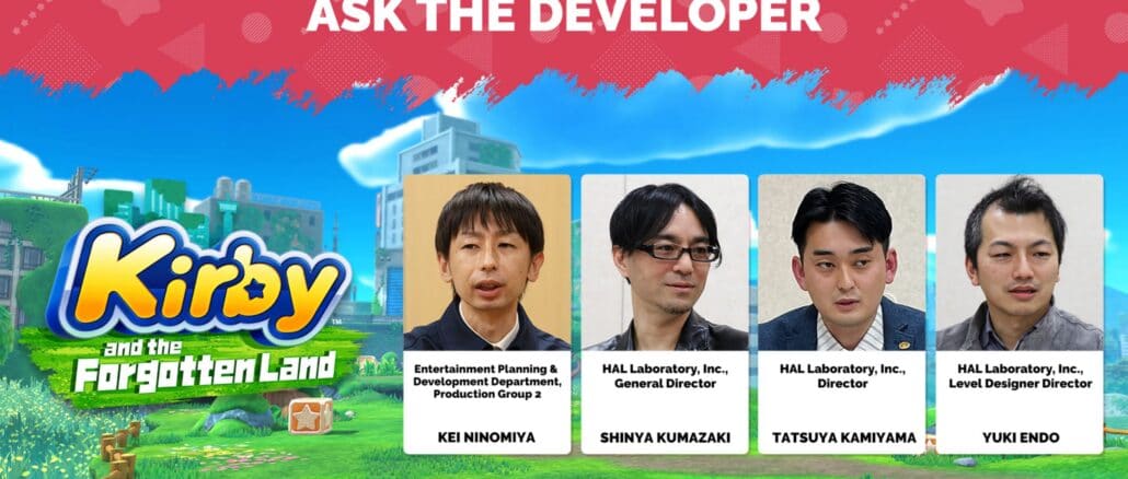 Kirby and the Forgotten Land developer interview shared