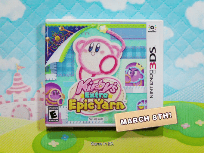 News - Kirby’s Extra Epic Yarn releases March 8th 