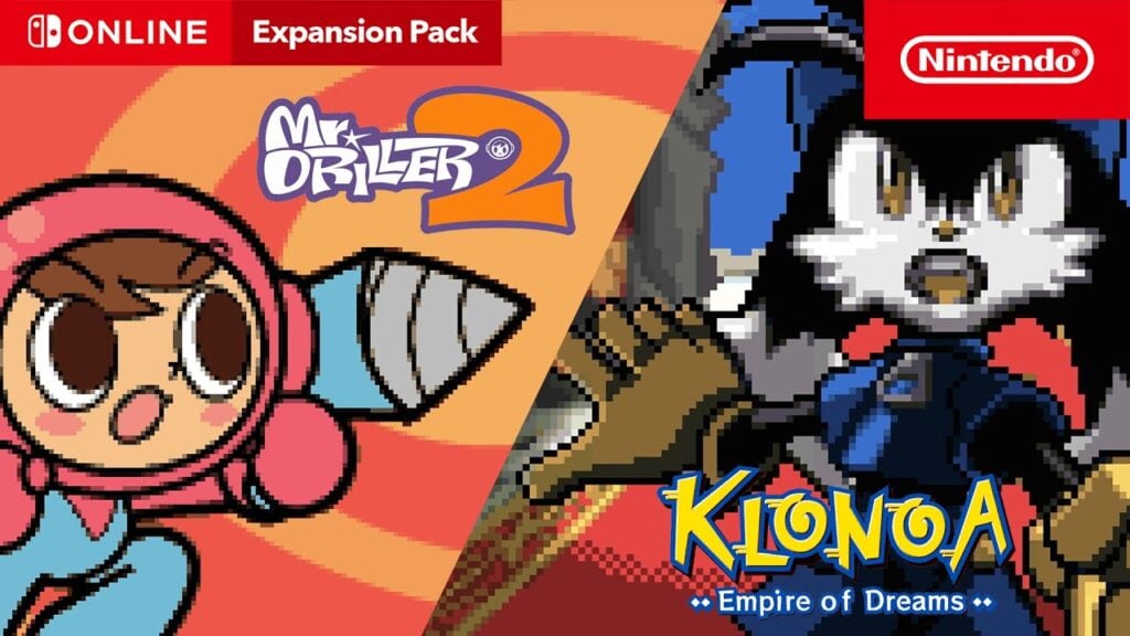Klonoa: Empire of Dreams and Mr. Driller 2 join Nintendo Switch Online’s GBA lineup on September 25 Klonoa: Empire of Dreams and Mr. Driller 2 join Nintendo Switch Online’s GBA lineup on September 25