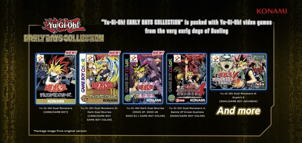 Konami Unveils Yu-Gi-Oh! Early Days Collection with Over 10 Classic Games