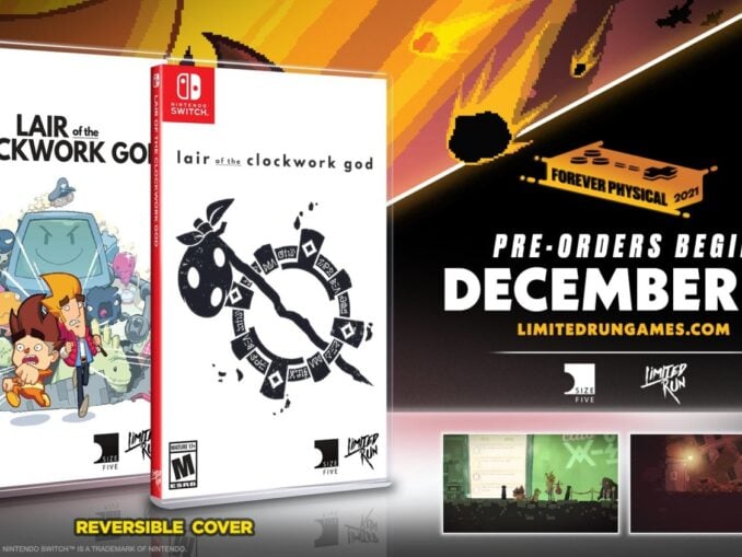 News - Lair Of The Clockwork God – Physical Editions announced, pre-orders starting December 31 