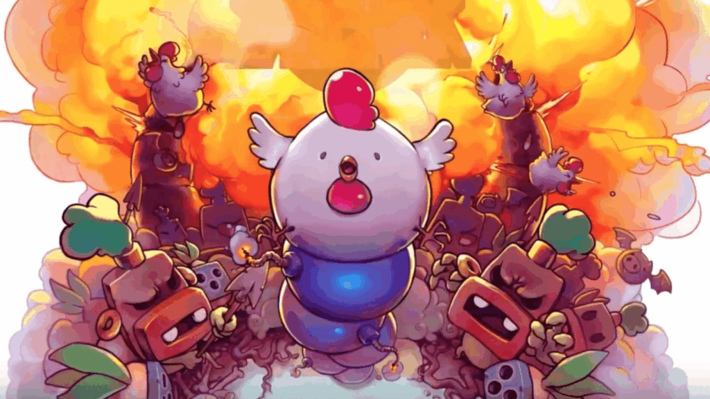 Leg explosieve eieren in Bomb Chicken Leg explosieve eieren in Bomb Chicken