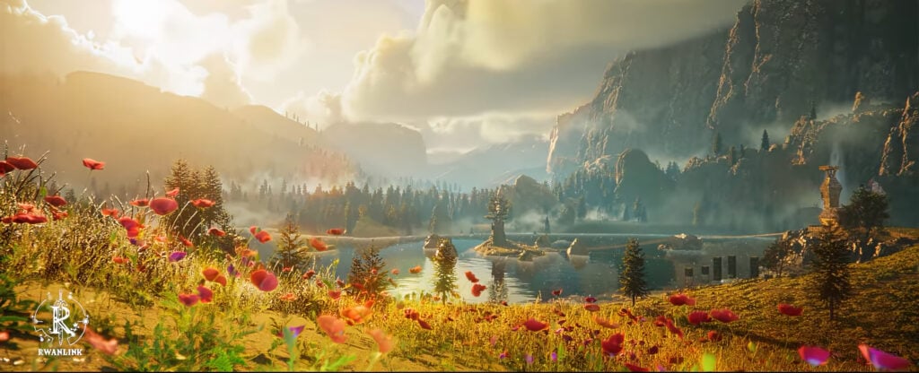 Legend of Zelda: Ocarina of Time – Lake Hylia – Unreal Engine 5 recreatie