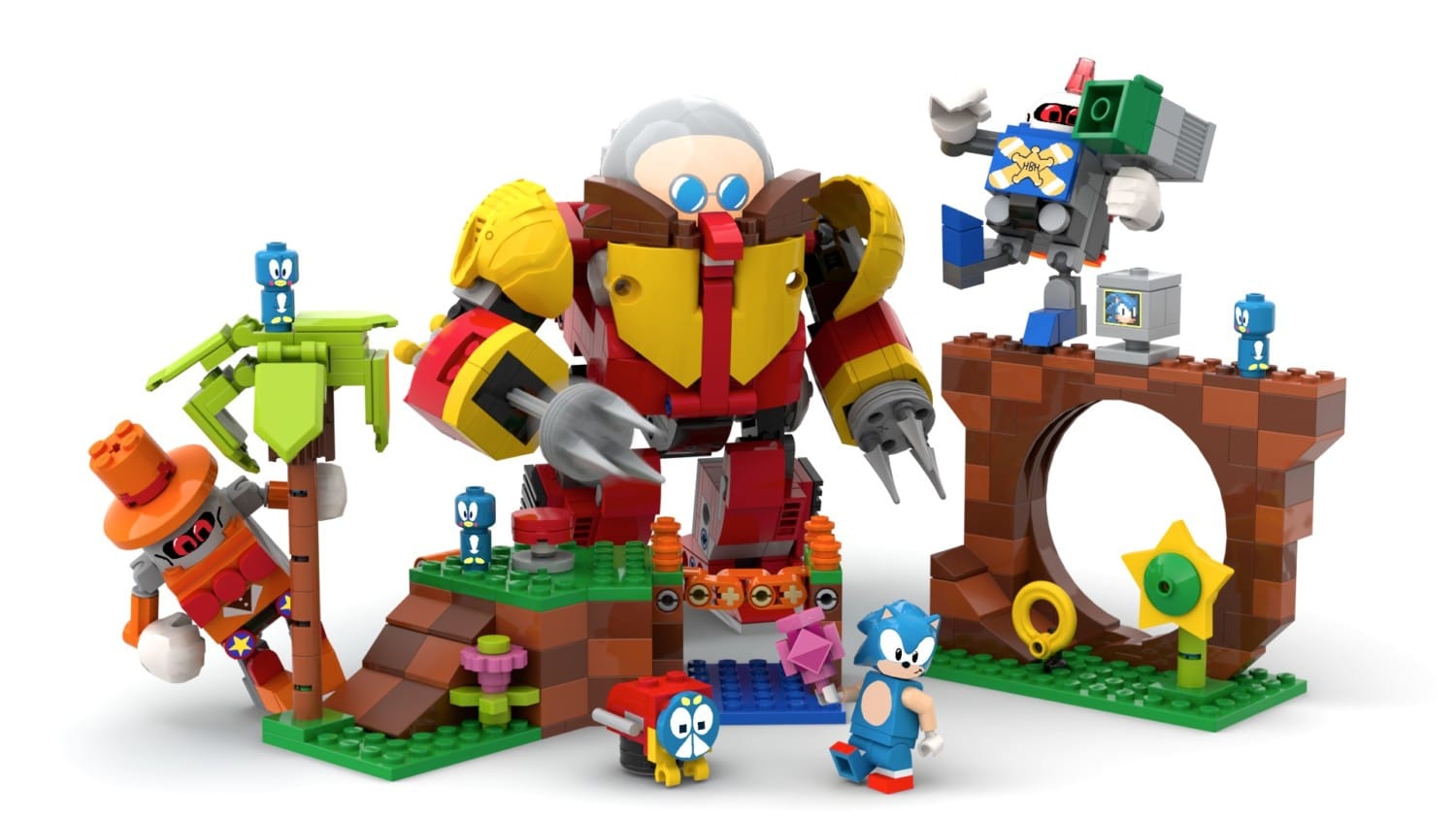 LEGO Ideas – Fan’s Sonic Mania Green Hill Zone Design officially coming