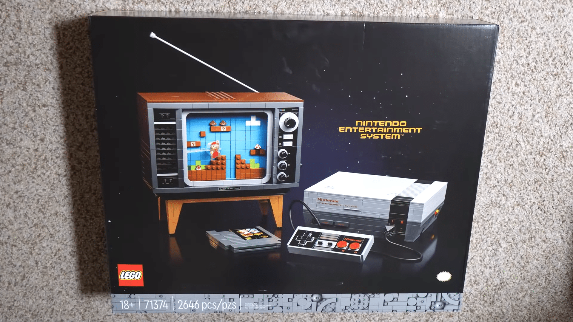 LEGO Nintendo Entertainment System unboxing