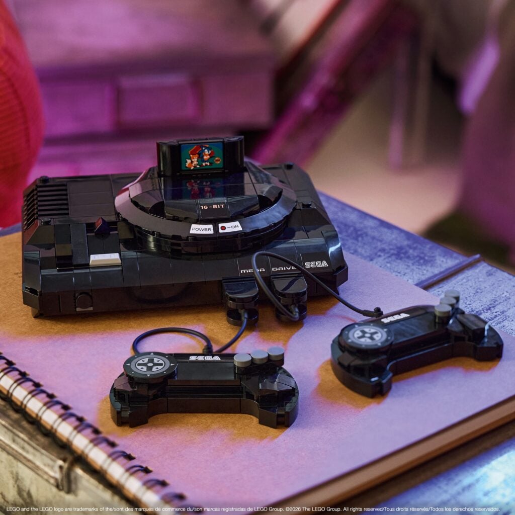 LEGO SEGA Genesis Console verandert een 16-bitlegende in een displayset van 479 onderdelen