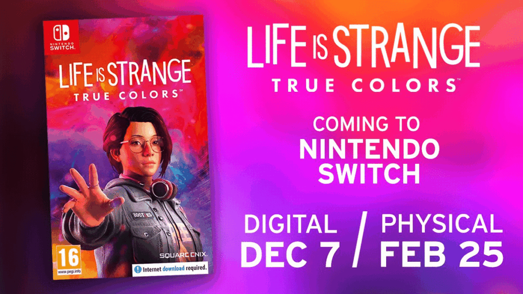 Life is Strange: True Colors – eShop December 7th, physical release February 2022