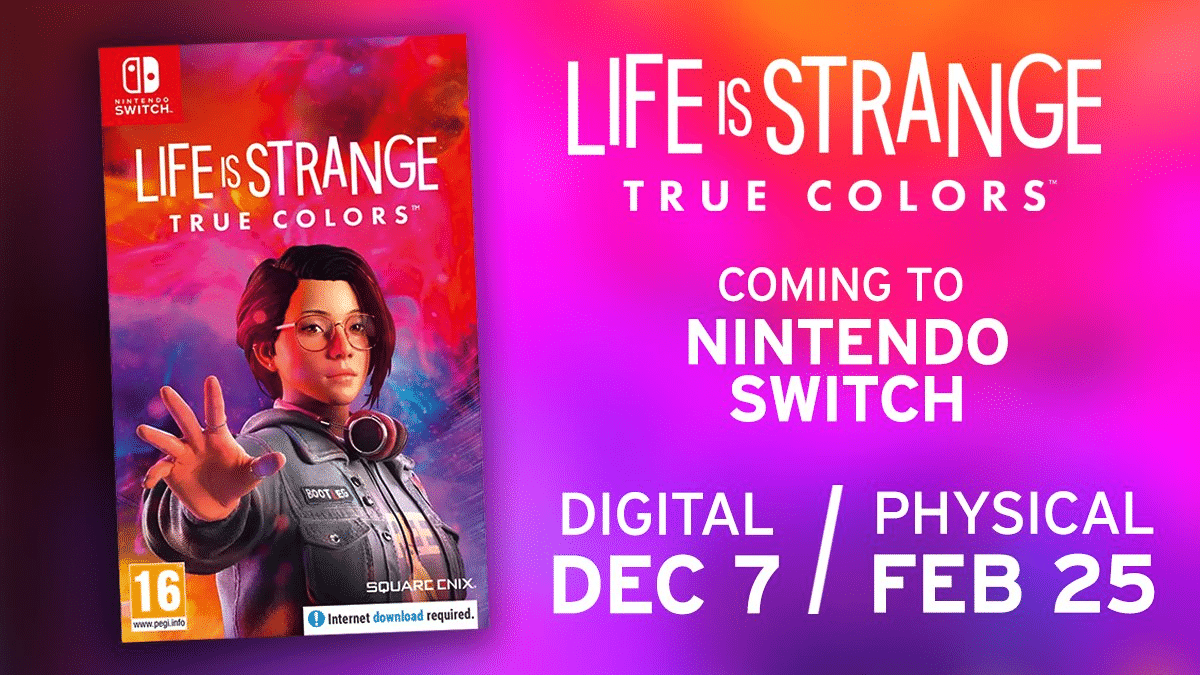 Life is Strange: True Colors – eShop December 7th, physical release February 2022