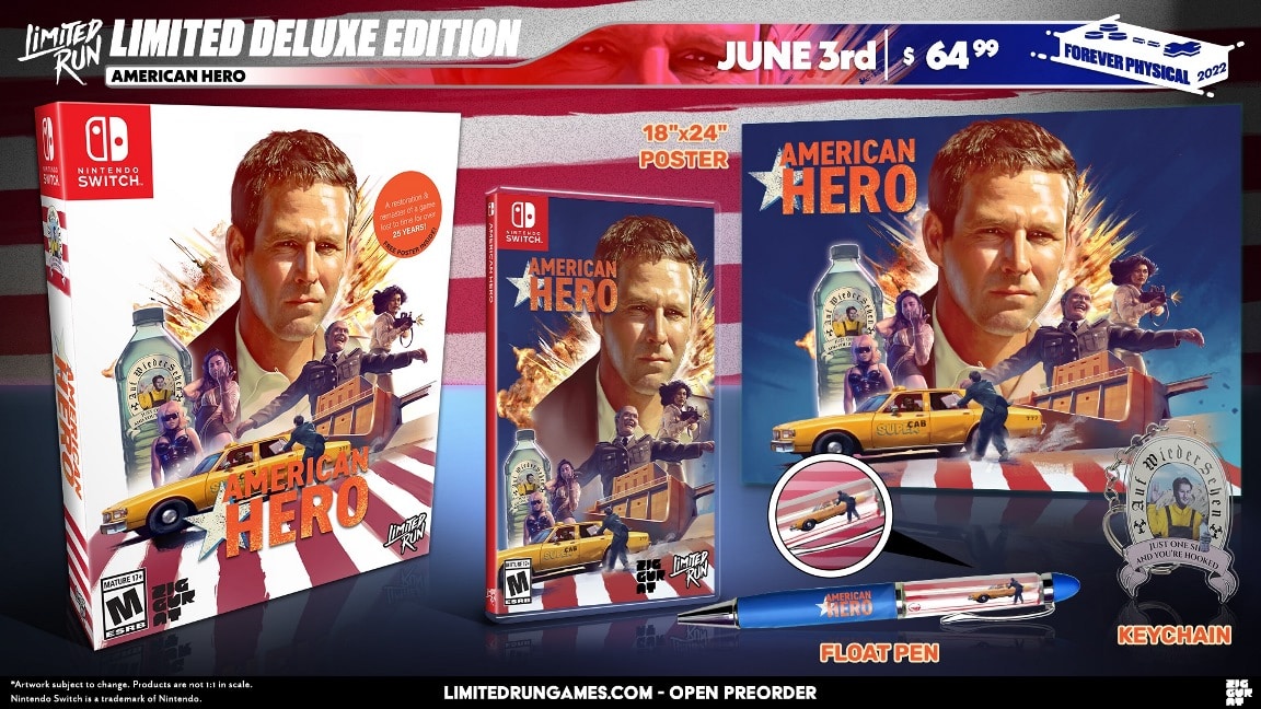 Limited Run Games – American Hero – fysieke release