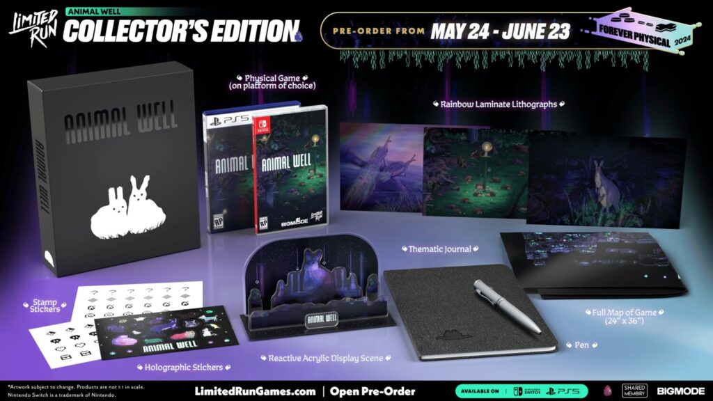 Limited Run Games – Animal Well Physical Release: Collector’s Edition Unveiled