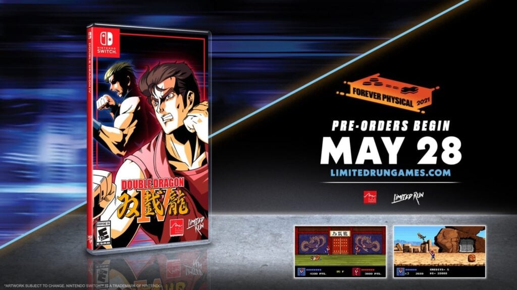 Limited Run Games kondigt fysieke edities Double Dragon IV aan