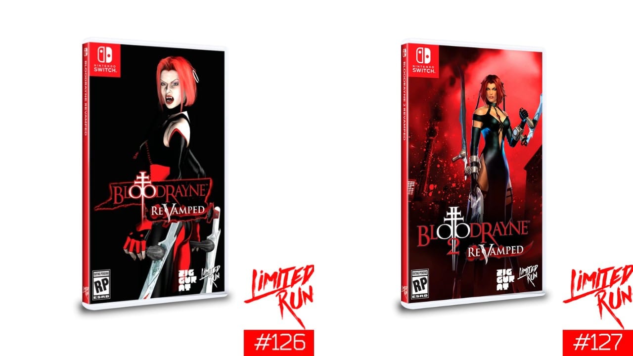 Limited Run Games – BloodRayne: ReVamped aennd BloodRayne 2: ReVamped fysieke edities pre-order