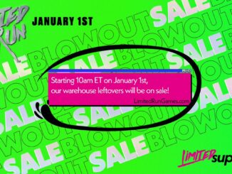 Limited Run Games – Blowout Sale 1 January 2021